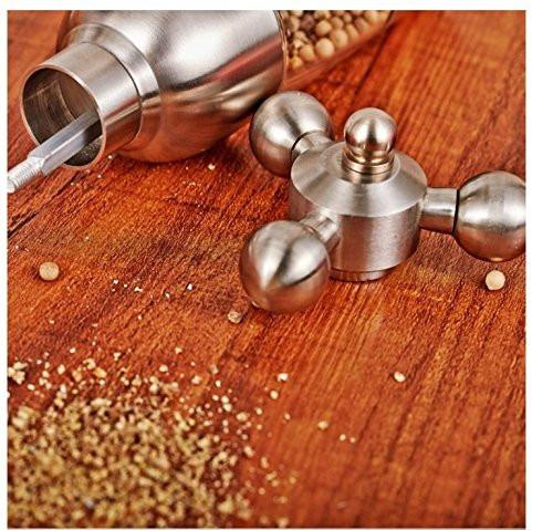Kitchen - Stainless Steel Salt And Pepper Grinder Shaker Mill - 7 Inches - Must Have Item For All Households Kitchens And Restaurant