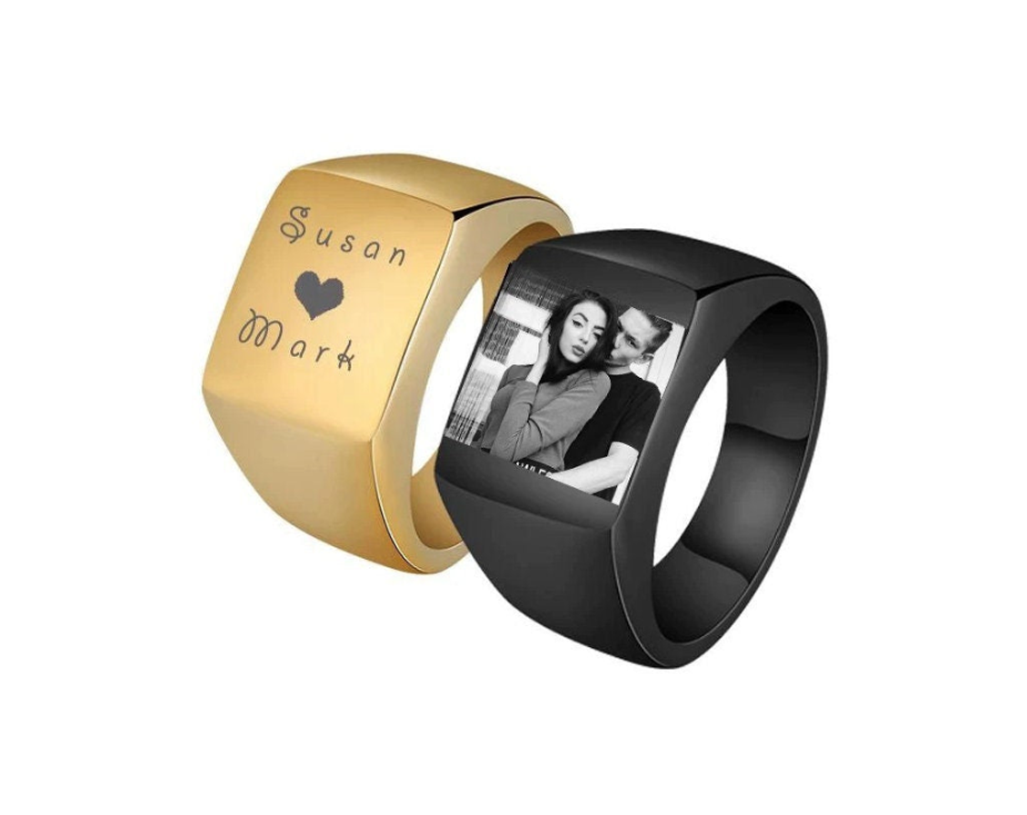 Boyfriend name deals ring