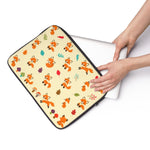 Laptop Sleeve - Cute Adorable Red Fox Pattern Laptop Sleeve