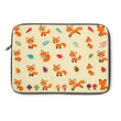 Laptop Sleeve - Cute Adorable Red Fox Pattern Laptop Sleeve