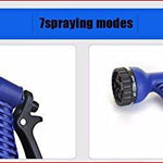 Lawn & Patio - Extensible Magic Flexible Garden Water Hose 100ft For Drip Irrigation Car Watering With Spray Gun Blue As Seen On Tv 2015 Jardin