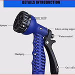 Lawn & Patio - Extensible Magic Flexible Garden Water Hose 100ft For Drip Irrigation Car Watering With Spray Gun Blue As Seen On Tv 2015 Jardin