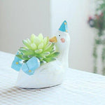 Lawn & Patio - LightningStore Basket Succulent Plants Pot Microlandschaft Personalized Office House Balcony Landscape Pot Creative Decorative Flower Pots