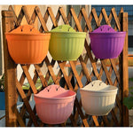 Lawn & Patio - LightningStore Colorful Orange Green Purple White Hanging Flower Pot Succulent Plants Pot Microlandschaft Personalized Office House Balcony Landscape Pot Creative Decorative Flower Pots