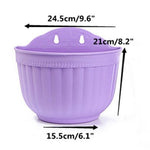 Lawn & Patio - LightningStore Colorful Orange Green Purple White Hanging Flower Pot Succulent Plants Pot Microlandschaft Personalized Office House Balcony Landscape Pot Creative Decorative Flower Pots