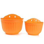 Lawn & Patio - LightningStore Colorful Orange Green Purple White Hanging Flower Pot Succulent Plants Pot Microlandschaft Personalized Office House Balcony Landscape Pot Creative Decorative Flower Pots