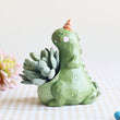 Lawn & Patio - LightningStore Cute Blue Elephant Whale Green Dinosaur Unicorn Alligator Crocodile White Duck Succulent Plants Pot Personalized Office House Balcony Landscape Creative Decorative Flower