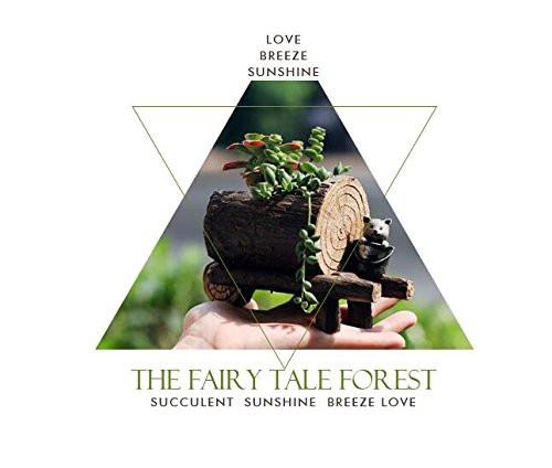 Lawn & Patio - LightningStore Cute Brown Gray Grey Log Succulent Plants Pot Microlandschaft Personalized Office House Balcony Landscape Pot Creative Decorative Flower Pots