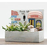 Lawn & Patio - LightningStore Window Succulent Plants Pot Microlandschaft Personalized Office House Balcony Landscape Pot Creative Decorative Flower Pots