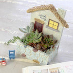 Lawn & Patio - LightningStore Window Succulent Plants Pot Microlandschaft Personalized Office House Balcony Landscape Pot Creative Decorative Flower Pots