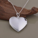 LightningStore Silver I Love You Locket Necklace With Engraving