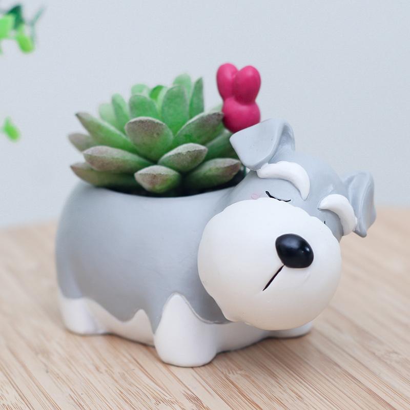 Limited Edition Schnauzer Flower Pot