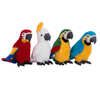 LightningStore Adorable Cute Red Orange and Blue Parrot Stuffed Animal Doll Realistic Looking Plush Toys Plushie Children's Gifts Animals