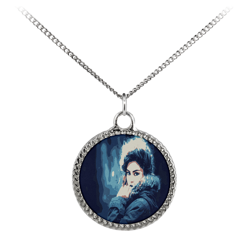 Customizable Photo Necklace - Create Your Own Personalized Cartoon Necklace