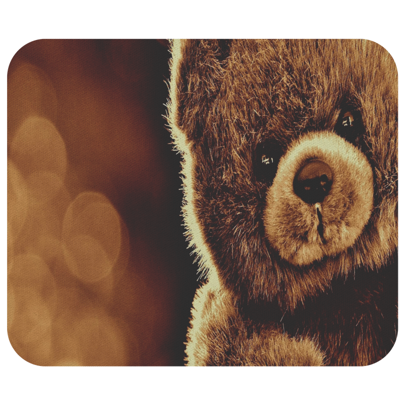 Teddy Bear Mouse Pad - Adorable Cute Mouse Mat - Personalized Home Office Decor - Desk Accessories - Mousepads Computer Accessory