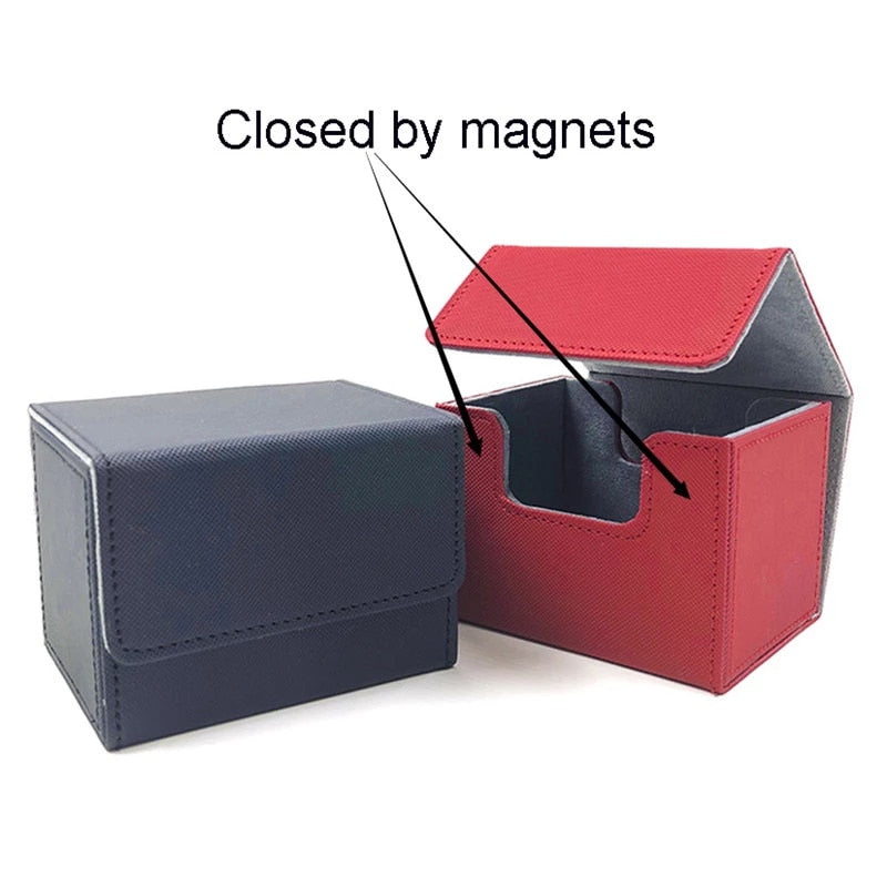 Leather TCG Deck Boxes for Yugioh/MTG/Pokemon - Card Game Deck Box LightningStore Leather TCG Deck Boxes for Yugioh/MTG/Pokemon - Card Game Deck Box LightningStore