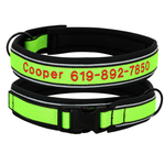 Personalized Dog Collar - Custom Dog Collar with Name - Custom Embroidered Dog Collars - Monogrammed Custom Made