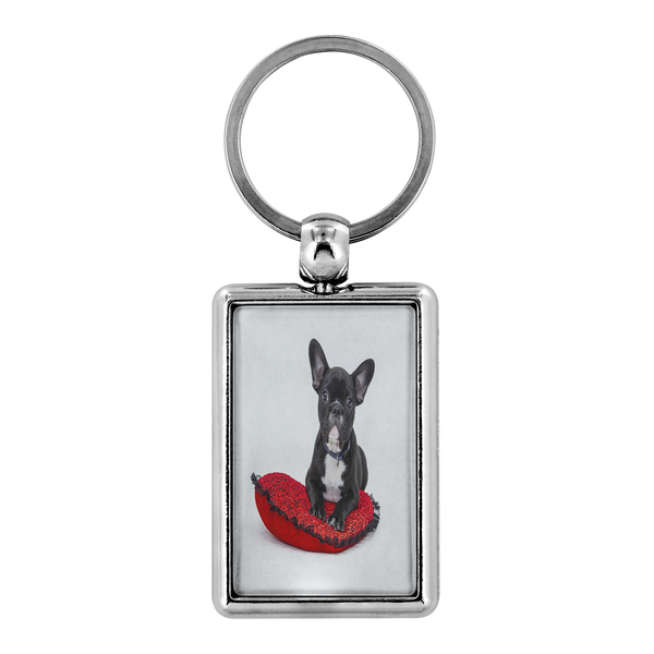 Chaveiro personalizado com foto de Bulldog - transforme as suas fotos num chaveiro