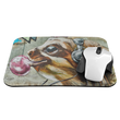 Sloth Music Graphiti Bubble Gum Mouse Pad - Cool Punk Sloth Mouse Mat
