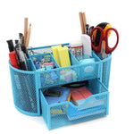 Office Product - Blue Black Green Red Desk Pen Pencil Makeup Brush Organizer - Excellent For Keeping Your Table Organized - Decorate Your Room With This Stylish Accessory