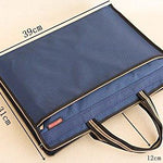 Office Product - Blue Black Waterproof Folder Paper Magazine Documents Bag - Use This Super Cool Classy Elegant Bag To Organize All Your Stuff