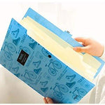Office Product - Cool Elegant Cute Orange Green Blue File Folders - Expanding File Folders - Has Eight Pockets - Excellent Deal - Claim Yours Now