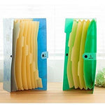 Office Product - Cool Elegant Cute Orange Green Blue File Folders - Expanding File Folders - Has Eight Pockets - Excellent Deal - Claim Yours Now