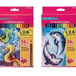 Office Product - Marco 36 Colors Oil Based Colored Pencils- Colored Pencils 36 -Colored Pencils 36 Count- Colored Pencils In Bulk- Colored Pencils Classpack