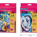 Office Product - Marco 36 Colors Oil Based Colored Pencils- Colored Pencils 36 -Colored Pencils 36 Count- Colored Pencils In Bulk- Colored Pencils Classpack