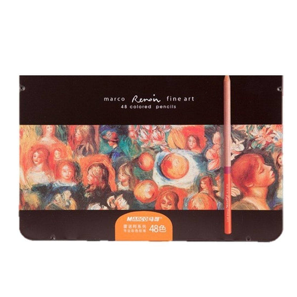 Office Product - Marco Colored Pencils- Colored Pencils 48 -Colored Pencils 48 Count - Colored Pencils In Bulk- - Colored Pencils Classpack -Colored Pencils Earth- Colored Pencils Tin