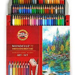 Office Product - Mondeluz 72 Colored Water Color Pencils Aquarell Drawing Set