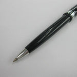 Office Product - Pressing Classic Black White Clip Durable Plastic Refillable Long-term Use Inexpensive Good Writing Pen
