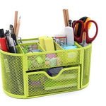 Office Product - Red Blue Black Green Desk Pen Pencil Makeup Brush Organizer - Excellent For Keeping Your Table Organized - Decorate Your Room With This Stylish Accessory