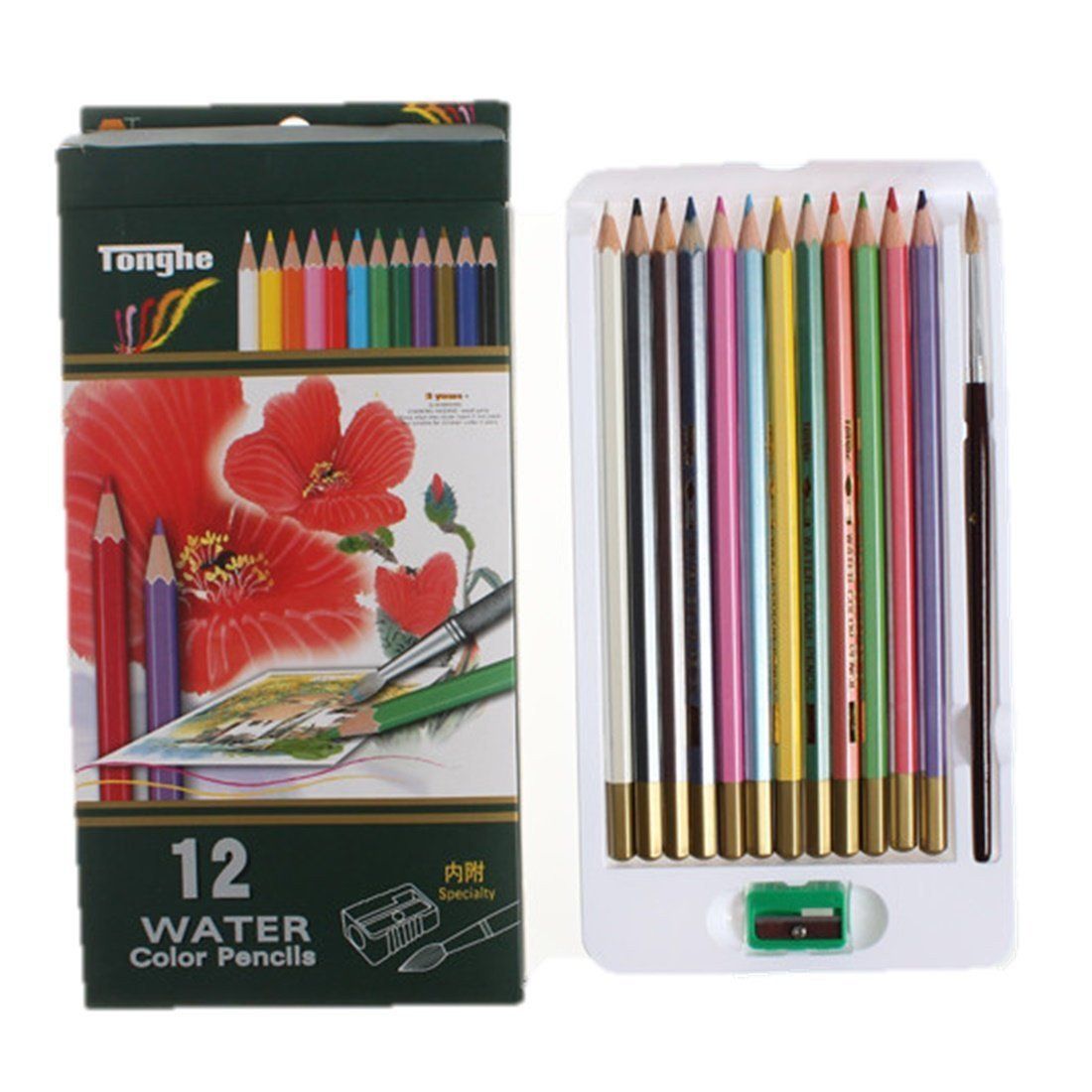 Tonghe Watercolor Painting Colored Pencils- Colored Pencils 12 -Colore –  LightningStore
