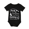 Pack My Diapers I'm Going Fishing With Dadddy T-Shirt
