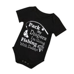 Pack My Diapers I'm Going Fishing With Dadddy T-Shirt