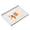Paper Products - The Cute Adorable Red Fox Spiral Notebook With Ruled Line