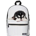 PC Accessory - LightningStore Super Cute Children Siberian Husky Puppy School Bags Kindergarten Girls Boys Kid Backpack Cartoon Toys Fashion 3D Animal Schoolbag Casual Kids Shoulder Book Bag Mochila Escolar