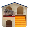 Pet Products - Cute Adorable Brown Blue Red Yellow Hamster Rat Guinea Pig Home - Excellent For Putting Inside The Cage - Decorate And Personalize Your Pet's House With This Lovely Accessory