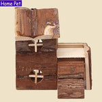 Pet Products - Cute Adorable Brown Church Hamster Rat Guinea Pig Home - Excellent For Putting Inside The Cage - Decorate And Personalize Your Pet's House With This Lovely Accessory - A Must Have For All Pet Lovers