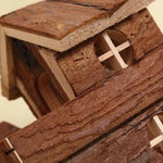 Pet Products - Cute Adorable Brown Church Hamster Rat Guinea Pig Home - Excellent For Putting Inside The Cage - Decorate And Personalize Your Pet's House With This Lovely Accessory - A Must Have For All Pet Lovers