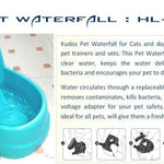 Pet Products - LightningStore 2.5 Liter Pet Dog Cat Animal Feeder Fountain Bowl - Automatic Water Dispenser - Excellent For Your Pets