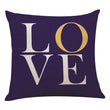 Capa de Almofada para Decoração de Casa Love Geometry - NOVA