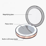 Portable LED Makeup Mirror