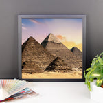 Pyramid Framed Photo Poster Wall Art Decoration Decor For Bedroom Living Room