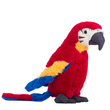 LightningStore Adorable Cute Red Orange and Blue Parrot Stuffed Animal Doll Realistic Looking Plush Toys Plushie Children's Gifts Animals