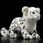 New Release!! LightningStore Cute Black and White Snow Leopard Doll Realistic Looking Stuffed Animal Plush Toys Plushie Children's Gifts Animals