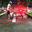 Safety Light - Bicycle Tail Light Safety Night LED With Cool Laser Accessories