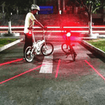 Safety Light - Bicycle Tail Light Safety Night LED With Cool Laser Accessories