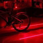 Safety Light - Bicycle Tail Light Safety Night LED With Cool Laser Accessories